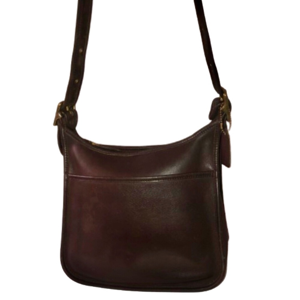 Vintage COACH Legacy Zip Mahogany Glove Tanned Crossbody Shoulder Bag 9966 COA - Picture 5 of 17